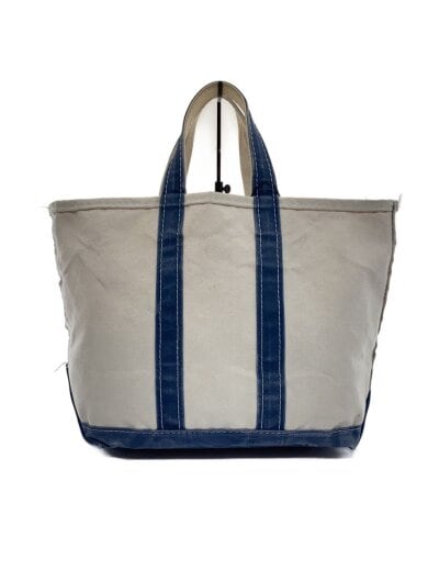 商品画像：80s/BOAT AND TOTE/2色タグ/トートバッグ/キャンバス/ホワイト×ブルー// 1