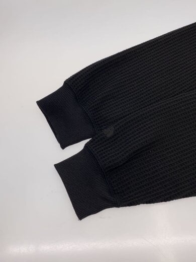 商品画像：ロングスリーブウォームワッフルクルー/XL/コットン/BLK 5