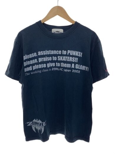 商品画像：00s/ZORLAC/前面プリント/Tシャツ/M/コットン/BLK// 1