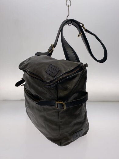 商品画像：レザーショルダーバッグ/レザー/BLK 2