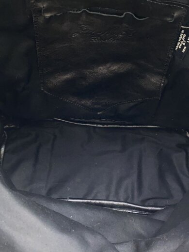 商品画像：レザーショルダーバッグ/レザー/BLK 6