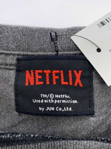 商品画像：NETFLIX/2025/地面師たち/ハリソン山中/両面プリント/Tシャツ/M/コットン/GRY 3