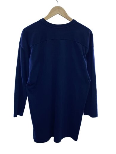 商品画像：80s/MADE IN USA/Vネック/カレッジ/長袖Tシャツ/L/コットン/ネイビー×イエロー 2