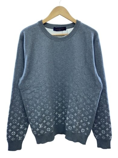 商品画像：21SS/Gradient Monogram/グラデーションニットセーター/XL/コットン/GRY/HKN46W 1