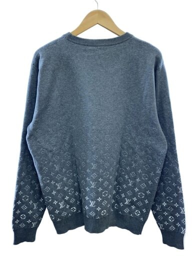 商品画像：21SS/Gradient Monogram/グラデーションニットセーター/XL/コットン/GRY/HKN46W 2