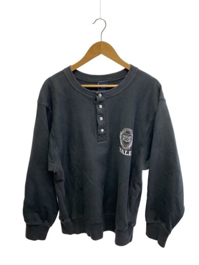 商品画像：×YALE/ヘンリーネックスウェット/プリント/M/コットン/BLK/22070600900040 1