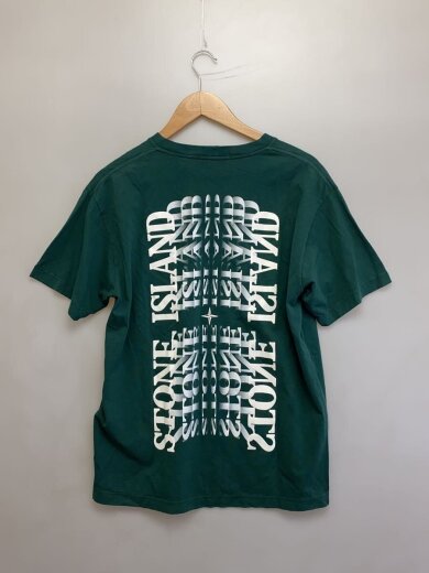 商品画像：両面プリント/Tシャツ/L/コットン/GRN/78152NS86 2