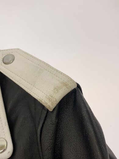 商品画像：ダブルライダースジャケット/3/羊革/BLK/汚れ有 7