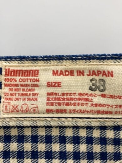 商品画像：ヒッコリー/ショートパンツ/38/コットン/ホワイト×ネイビー/ストライプ 5