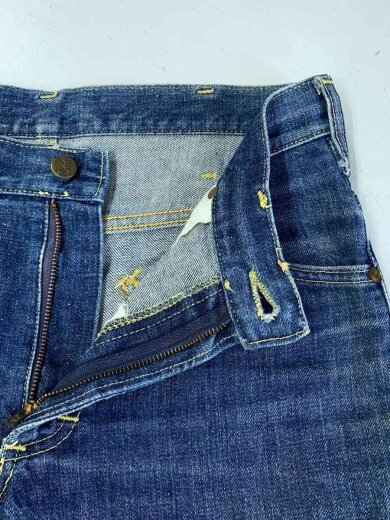 商品画像：70s/200/42TALON/TM表記/イエロー混合/31/デニム/裾ダメージ有 3