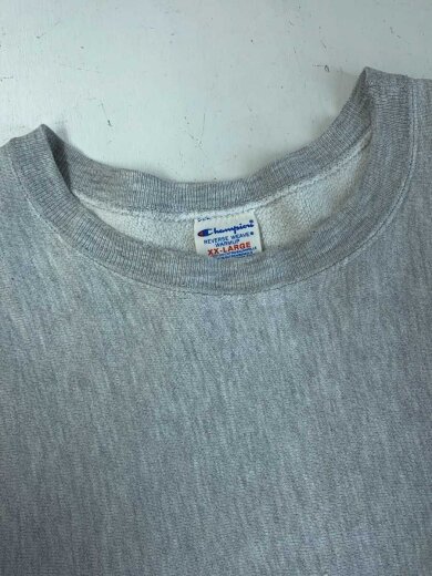 商品画像：80s/トリコタグ/RW/クルーネックスウェット/XXL/コットン/GRY/汚れ有 8