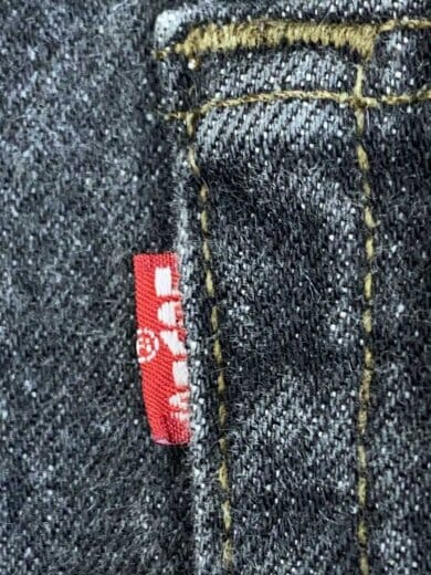 商品画像：90s/501-0658/MADE IN USA/先染めブラック/ストレートパンツ/表記34×30 8