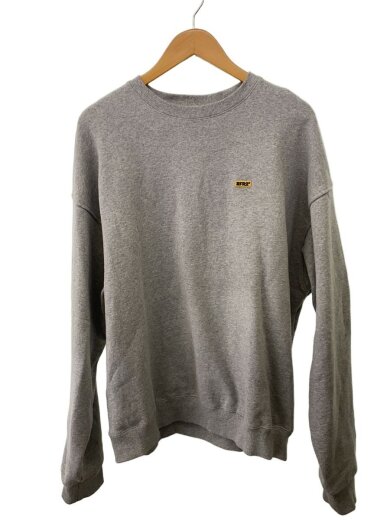 商品画像：クルーネックスウェット/フロントロゴ/XL/コットン/GRY 1