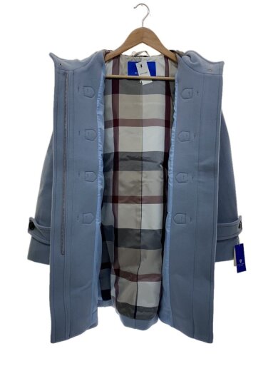 商品画像：ツイルメルトンダッフルコート/38/ウール/BLU/55B04-634-22 3