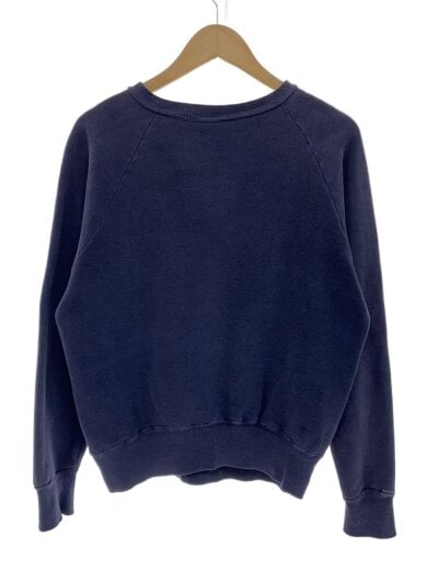 商品画像：60s/ラグランスウェット/ナス紺/HAWAI/カレッジ/3段プリント/BIG SIZE/コットン/NVY 2