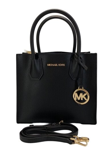 商品画像：2WAY/ハンドバッグ/ショルダーストラップ付/レザー/BLK/35S1GM9M2L 1