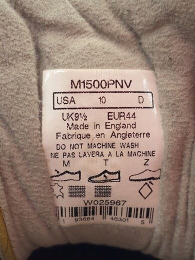 商品画像：ローカットスニーカー/UK9.5/NVY/スウェード/M1500PNV 5