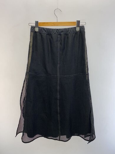 商品画像：ウーブンレイヤードスカート/L/ポリエステル/BLK/JN9986 2