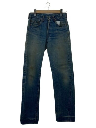 商品画像：80s/1501/赤耳/内股シングル/黒カン/ボタン裏/524/31/デニム/IDG 1