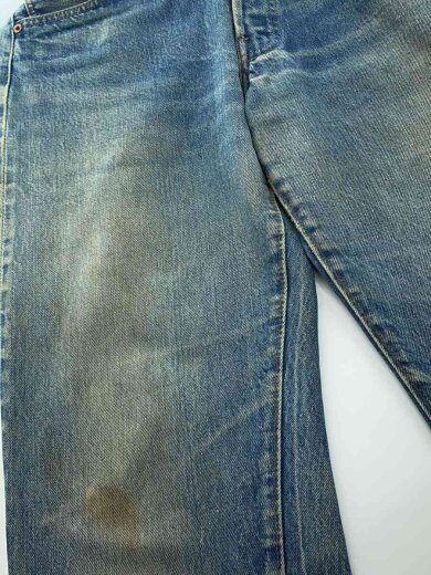 商品画像：80s/1501/赤耳/内股シングル/黒カン/ボタン裏/524/31/デニム/IDG 8