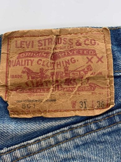 商品画像：80s/501/RED LINE/赤耳/内股シングル/黒カン/31/デニム/IDG 4