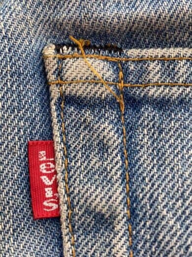 商品画像：80s/501/RED LINE/赤耳/内股シングル/黒カン/31/デニム/IDG 7
