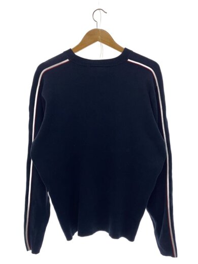 商品画像：クルーネックニット/サイドライン/L/コットン/NVY 2