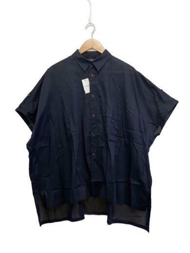 商品画像：21SS/ROLLED UP SLEEVE SHIRT BLOUSE/2/コットン/ブラック/YD-B09-004// 1