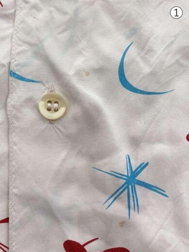 商品画像：アロハシャツ/楽器/S/レーヨン/WHT 5