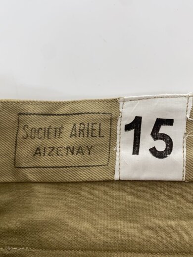 商品画像：60s/フランス軍/M52/チノトラウザー/表記15/コットン/ベージュ 4