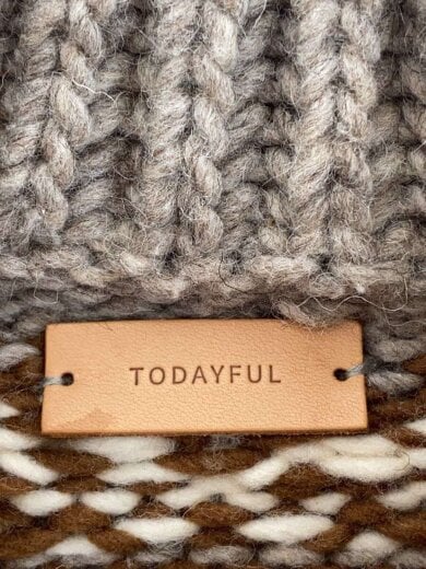 商品画像：キッズカウチンカーディガン/FREE/ウール/アイボリー 3