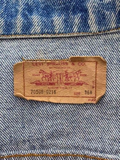 商品画像：80s/70506/デニムジャケット/ハンドウォーマー/36/デニム/IDG 3