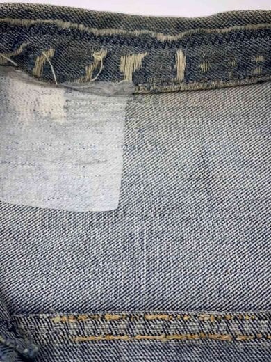 商品画像：50s/VT/507/2nd/XX/革パッチ期/実寸44位/デニム/インディゴ/ハギ付/リペア// 3