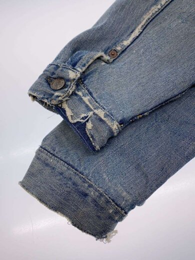 商品画像：50s/VT/507/2nd/XX/革パッチ期/実寸44位/デニム/インディゴ/ハギ付/リペア// 4