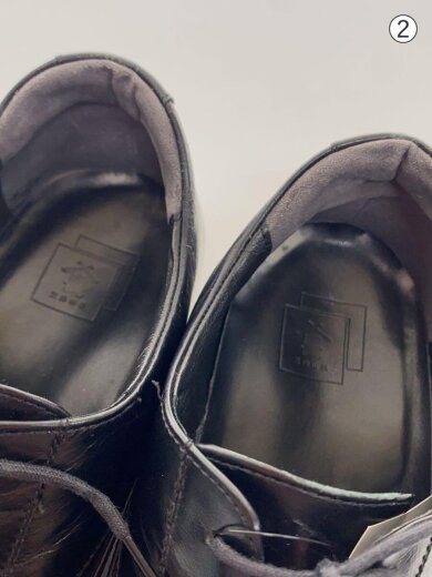 商品画像：ストレートチップシューズ/41/ブラック/レザー/Q7402-071/革乾燥有/踵ツブレ有 7