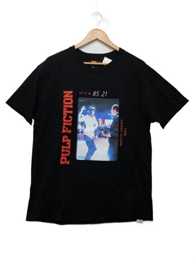 商品画像：×pulpfiction/プリント/クルーネックTシャツ/L/コットン/BLK 1