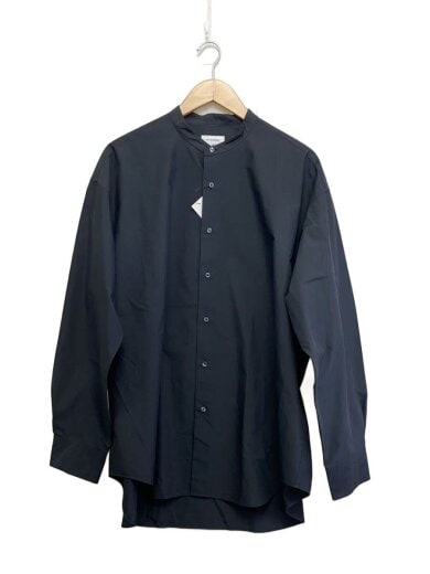 商品画像：ロングスリーブスマートブロードビッグシャツ/M/ポリエステル/ブラック/KSU32155// 1