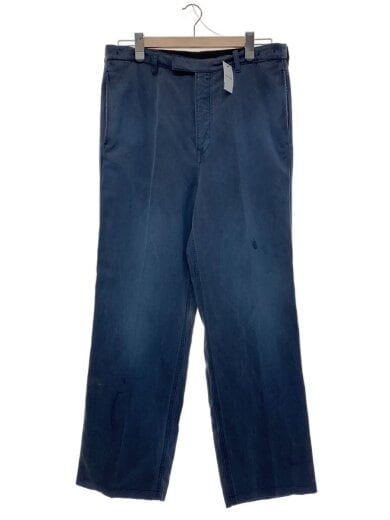商品画像：S/25AW/WIDE SLACKS DMGD/スラックスパンツ/3/ウール/ブルー/0225905008006// 1