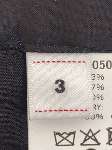 商品画像：S/25AW/WIDE SLACKS DMGD/スラックスパンツ/3/ウール/ブルー/0225905008006// 4