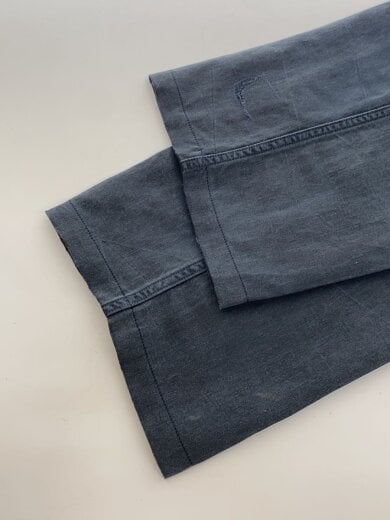 商品画像：S/25AW/WIDE SLACKS DMGD/スラックスパンツ/3/ウール/ブルー/0225905008006// 8