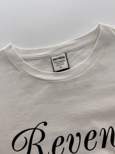 商品画像：25SS/×ELLEN VON UNWERTH/Revenge/プリントTシャツ/XL/コットン/ホワイト 5