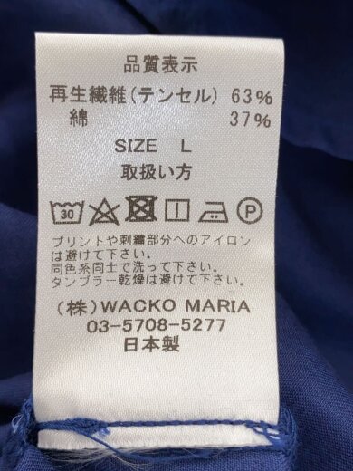 商品画像：ショートスリーブオープンカラーシャツ/天国東京/L/コットン/ネイビー// 4