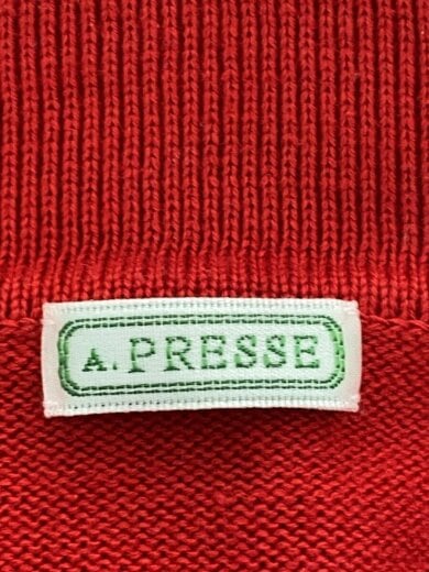 商品画像：24ss/otton Kint Polo Collar Cardigan/3/コットン/RED/24SAP-03-08K 3