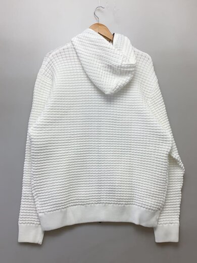 商品画像：スピンドルロゴワッフルパーカー/XL/ポリエステル/WHT/USK-24001 2