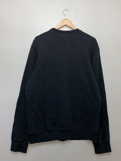 商品画像：クルーネックスウェット/ワッペン/XL/コットン/BLK 2