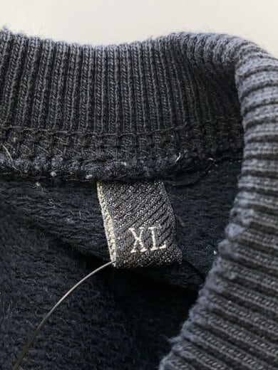 商品画像：クルーネックスウェット/ワッペン/XL/コットン/BLK 4
