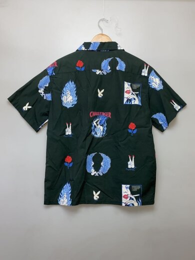商品画像：FIRE LADY SHIRT/M/コットン/BLK/CLG-SH 019-006 2