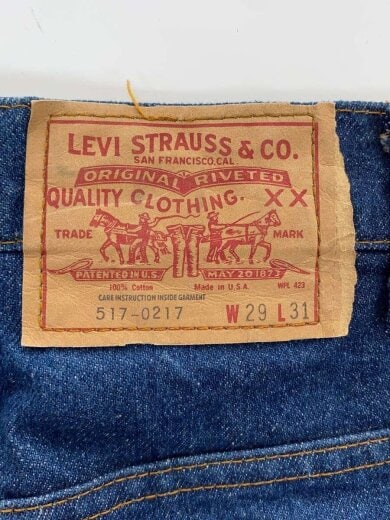 商品画像：80s/517/MADE IN USA/デニムパンツ/29/デニム/IDG/517-0217 4