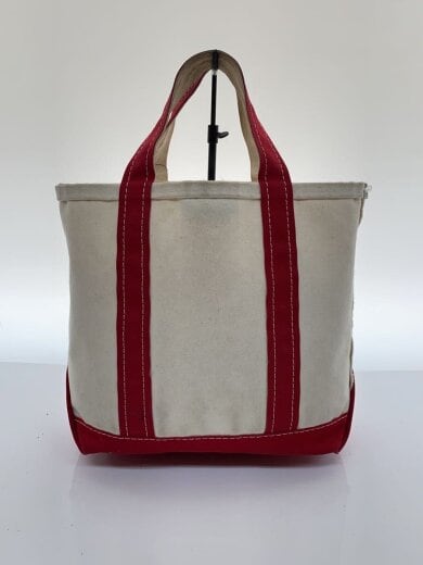 商品画像：80s/BOAT AND TOTE/2色タグ/内側ポケット/キャンバス/ホワイト×レッド// 3