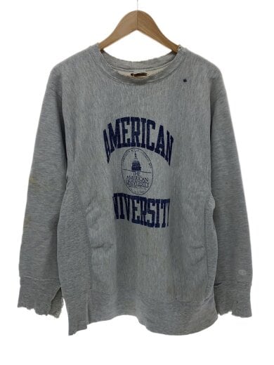 商品画像：80s/MADE IN USA/RW/トリコタグ/3段プリント/スウェット/XL/コットン/GRY// 1